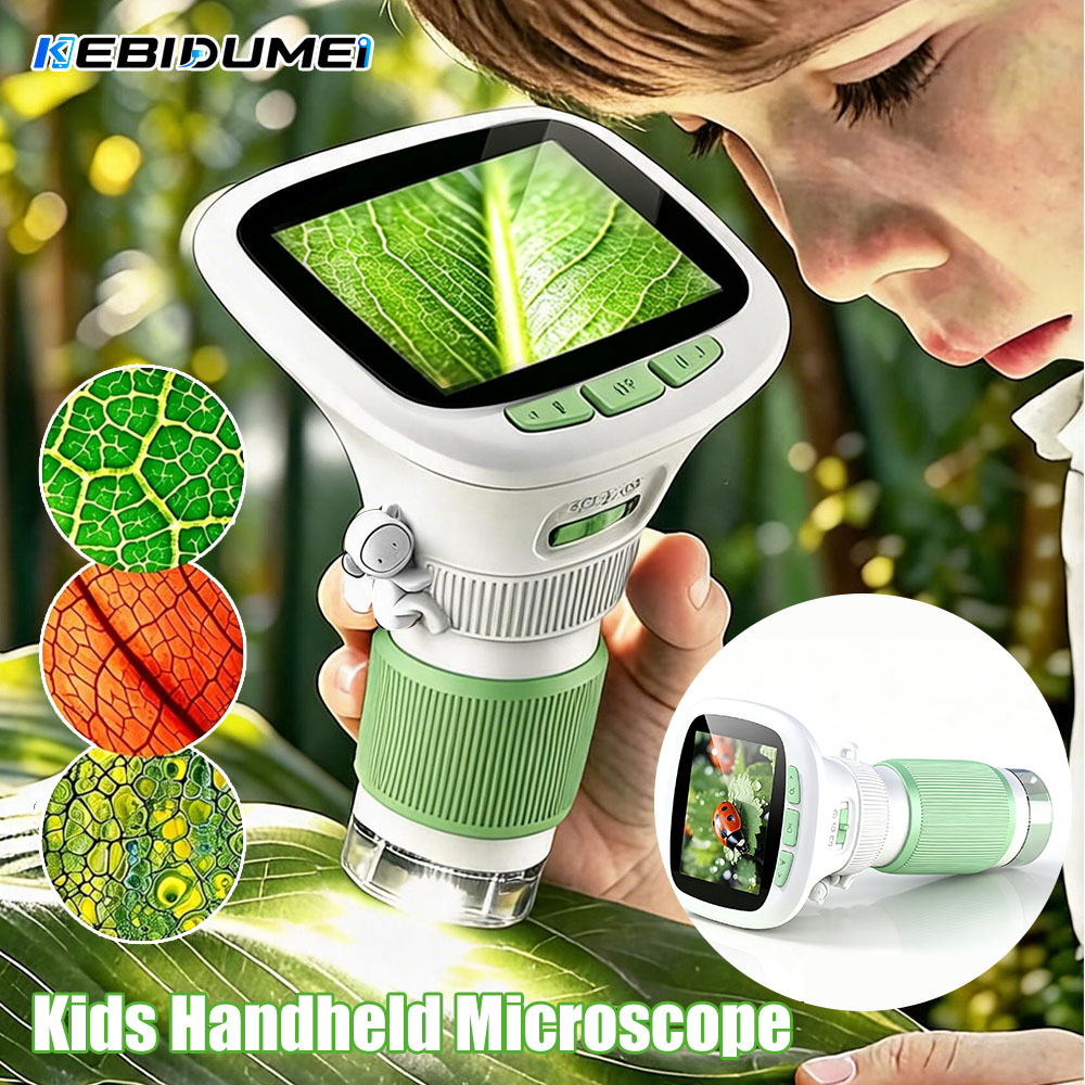 Microscope Kids Science - Mikroskop Genggam Anak KEBIDUMEI dengan Fokus