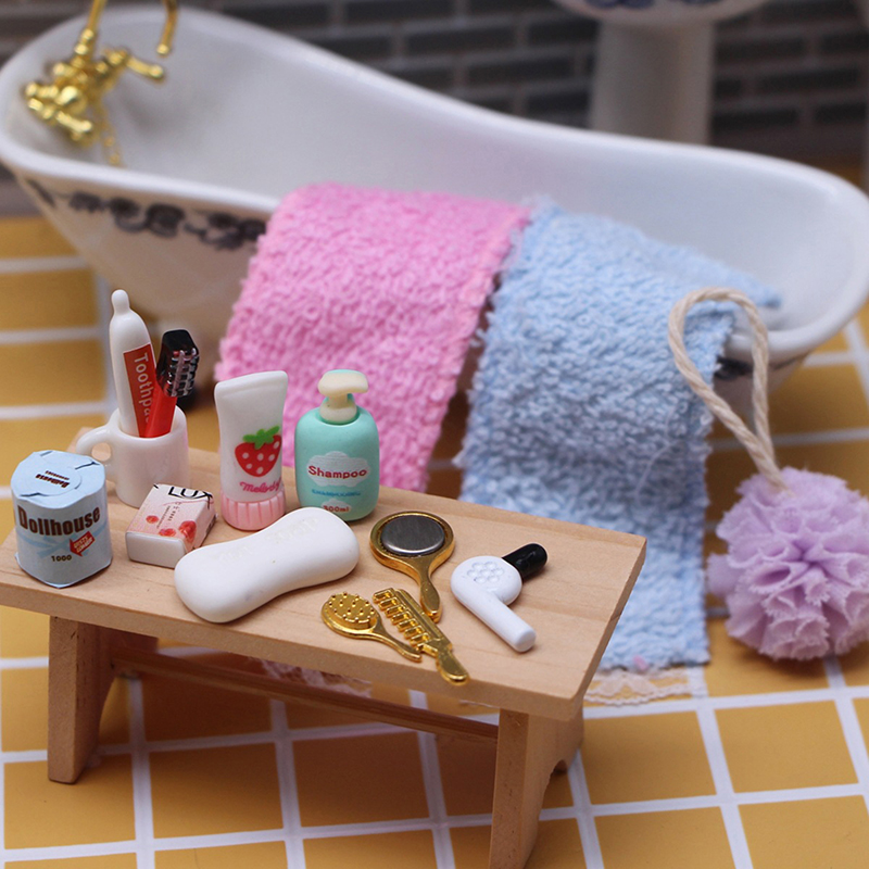 Kids Toys House - Aksesori Kamar Mandi Praktis Miniatur Rumah