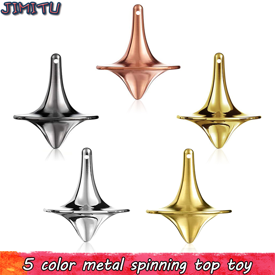 Spin Top Gyro Toy - Mainan Teratas Berputar Logam untuk Anak-anak