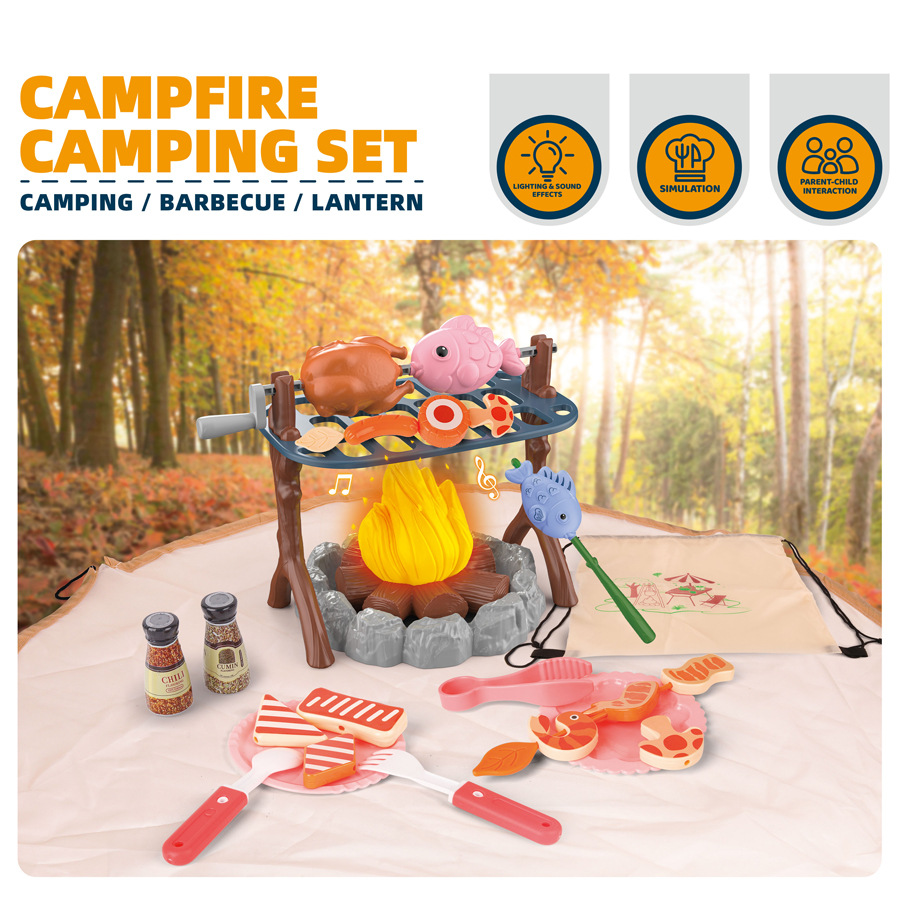Kids Toys House - Set Tenda Camping Anak-anak, Taman Bermain