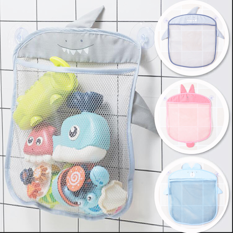 Kids Toys Basket - Bayi kamar mandi Mesh tas Sucker
