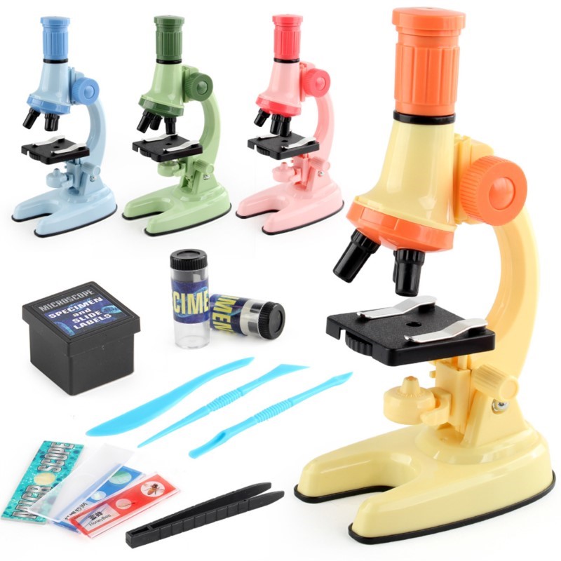Microscope Kids Science - Mikroskop Sains Anak-anak Lampu LED HD