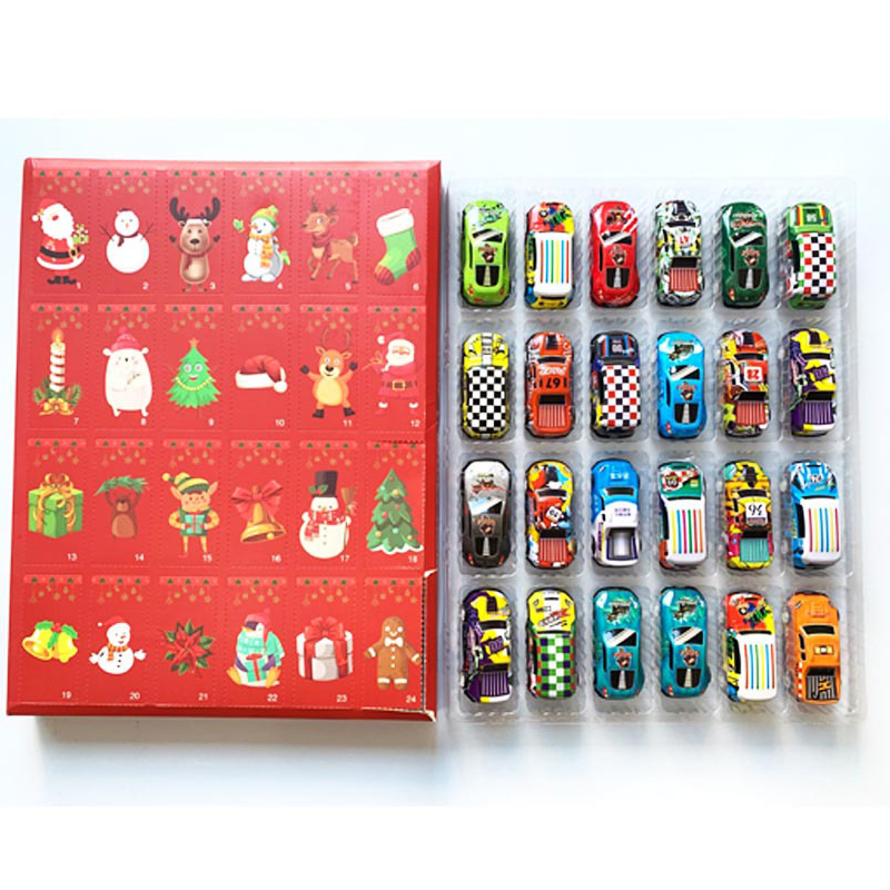 Kids Toys Christmas 2025 - Mainan Mobil Logam Anak-Anak Natal Kalender