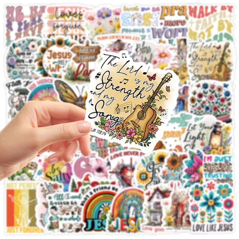 50PCS Stiker Grafiti Kata-kata - Kids Toys Quotes ulasan dan harga