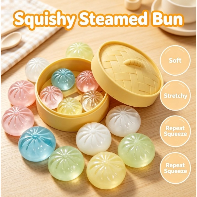 Mini Crystal Bun Squeezing Le  - Kids Toys Under $5 ulasan dan harga