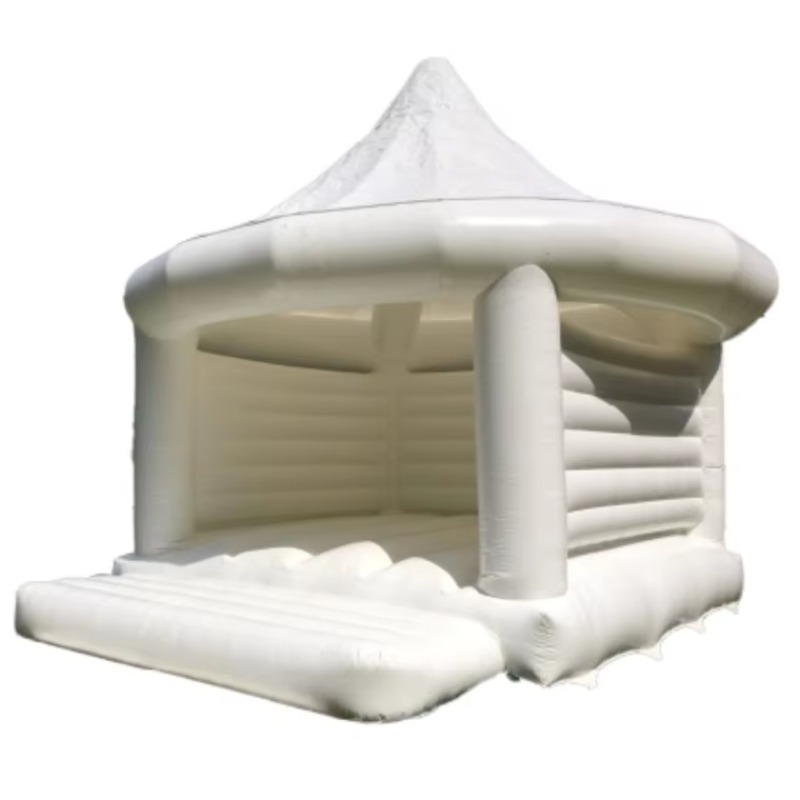 Rumah Loncat Tiup Putih untuk  - Kids Toys House ulasan dan harga