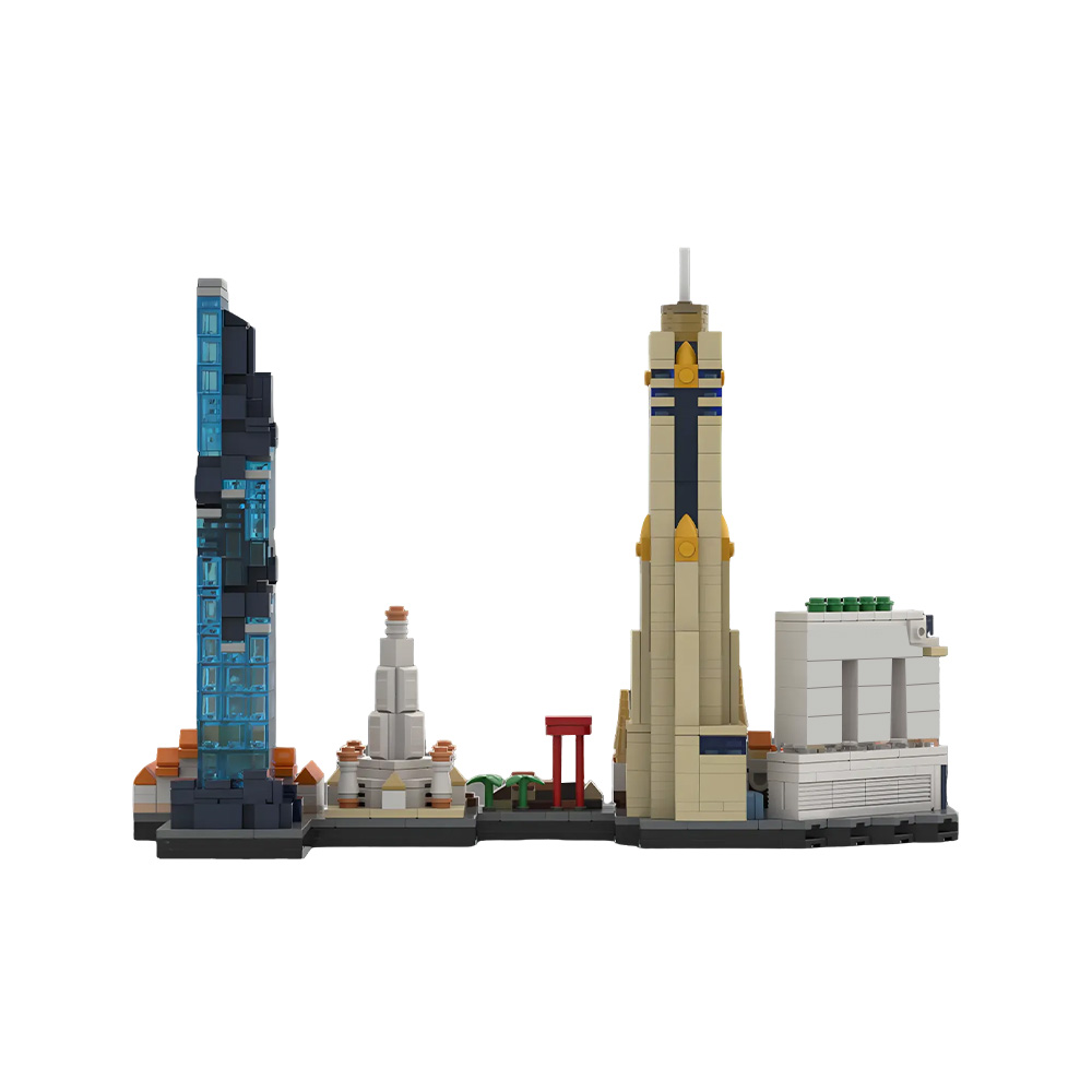 MOC Bangkok Skyline Building B - Kids Toys Bangkok ulasan dan harga