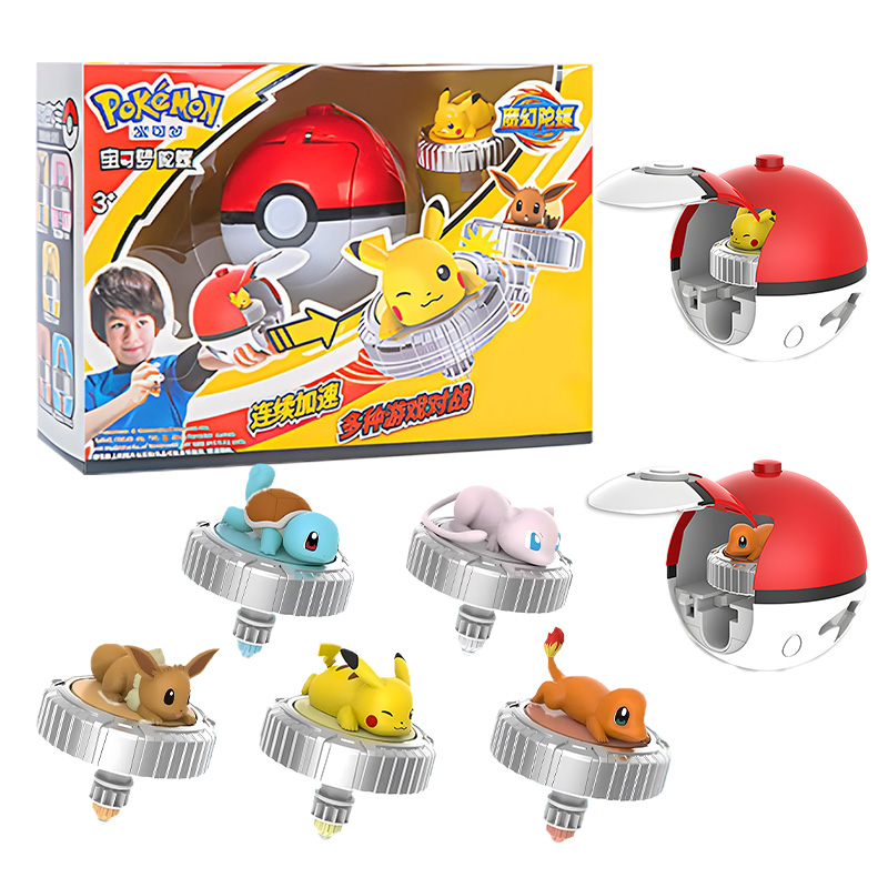Mainan bola atas berputar Poke - Spin Top Gyro Toy ulasan dan harga