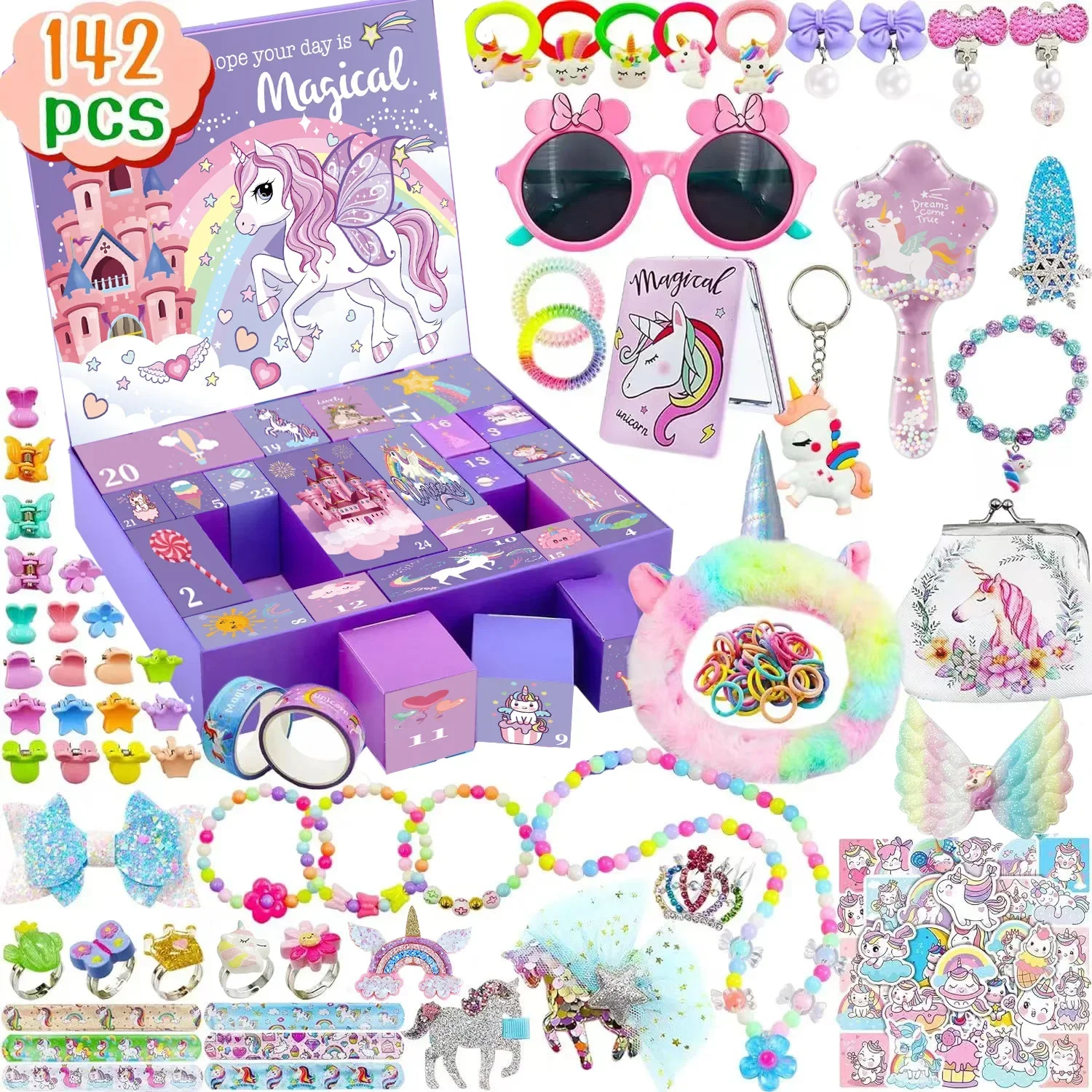 Kotak hadiah kalender kedatang - Kids Toys Christmas 2025 ulasan dan harga
