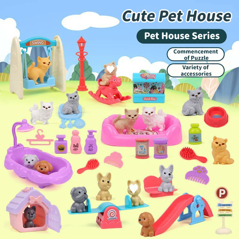 Set Boneka Anjing Mainan Peran - Kids Toys Basket ulasan dan harga