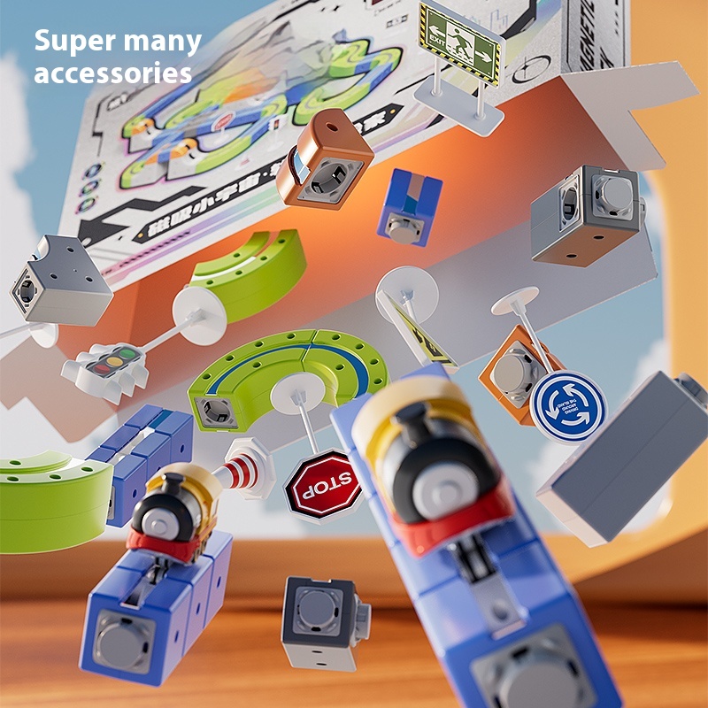 Set Mobil Balap Rel Magnetik S - Kids Toys Christmas 2025 ulasan dan harga